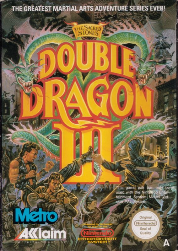 Double Dragon II The Revenge box art for GameBoy